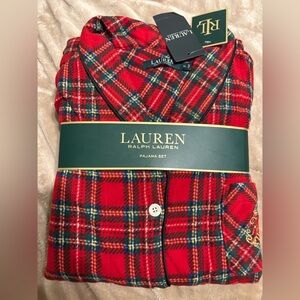 Ralph Lauren Red Plaid Pajama Set